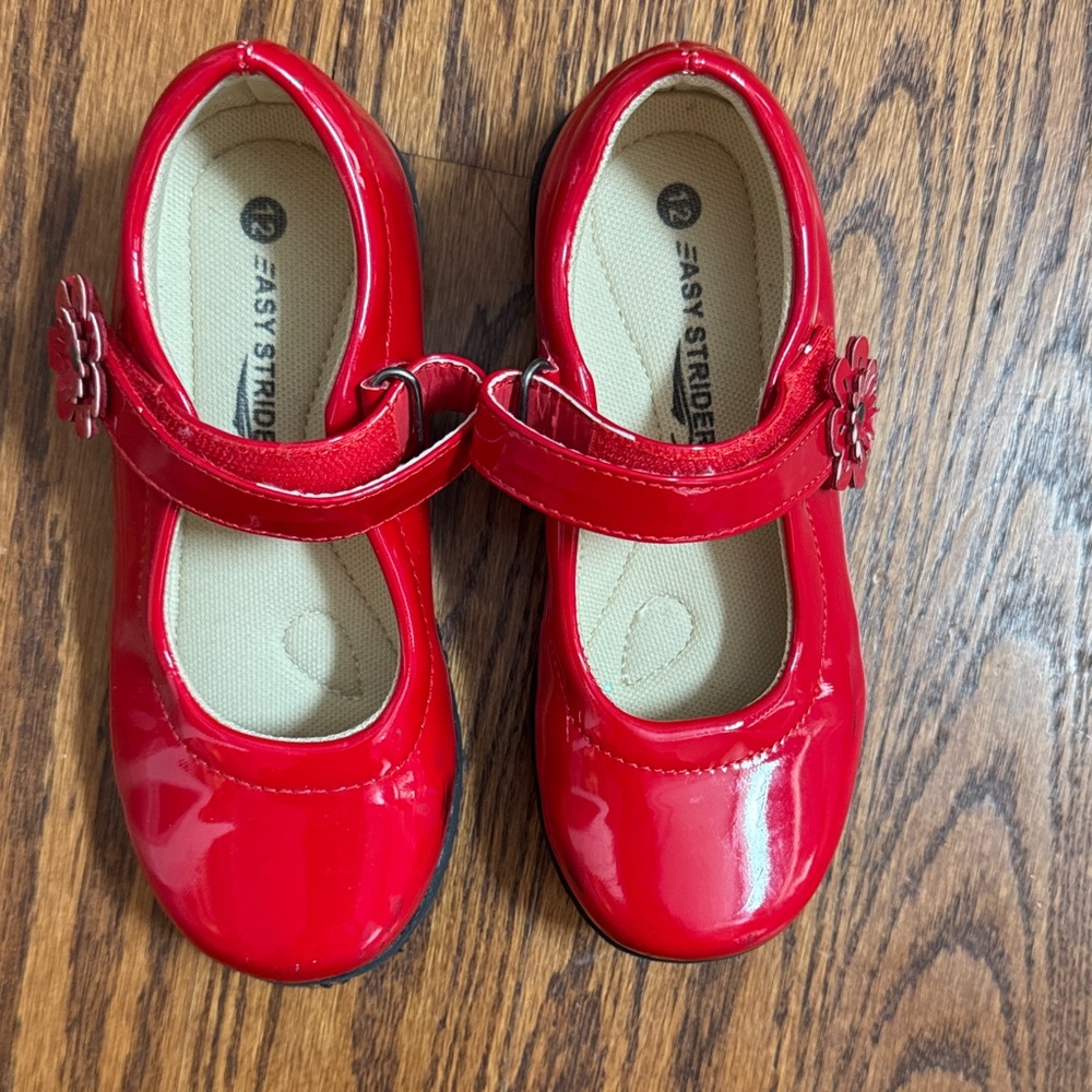 Red Kids Dress Shoes